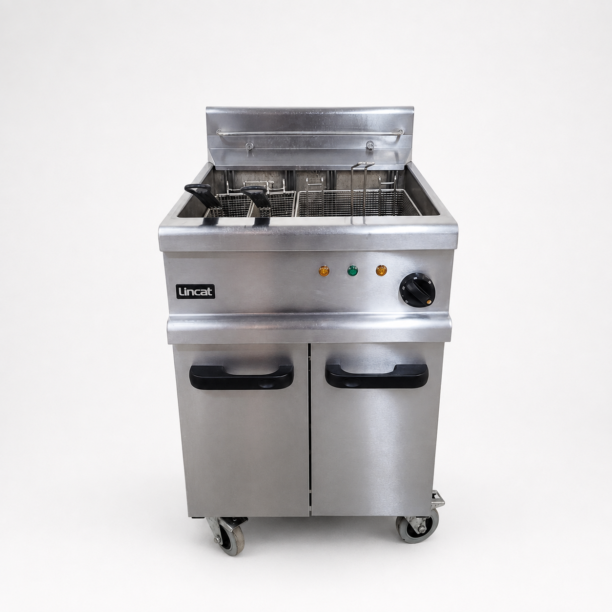 Used Lincat Double Basket Fryer Single Tank 35 Litre OE7108